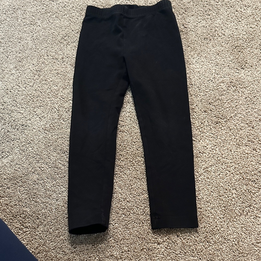 Hanna Andersson Black Kids Leggings size 4 100 cm